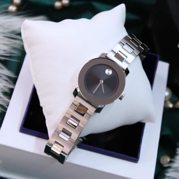 **SOLD** Movado Bold Blue Steel Dial Ladies Watch 3600436 - Picture 5 of 12